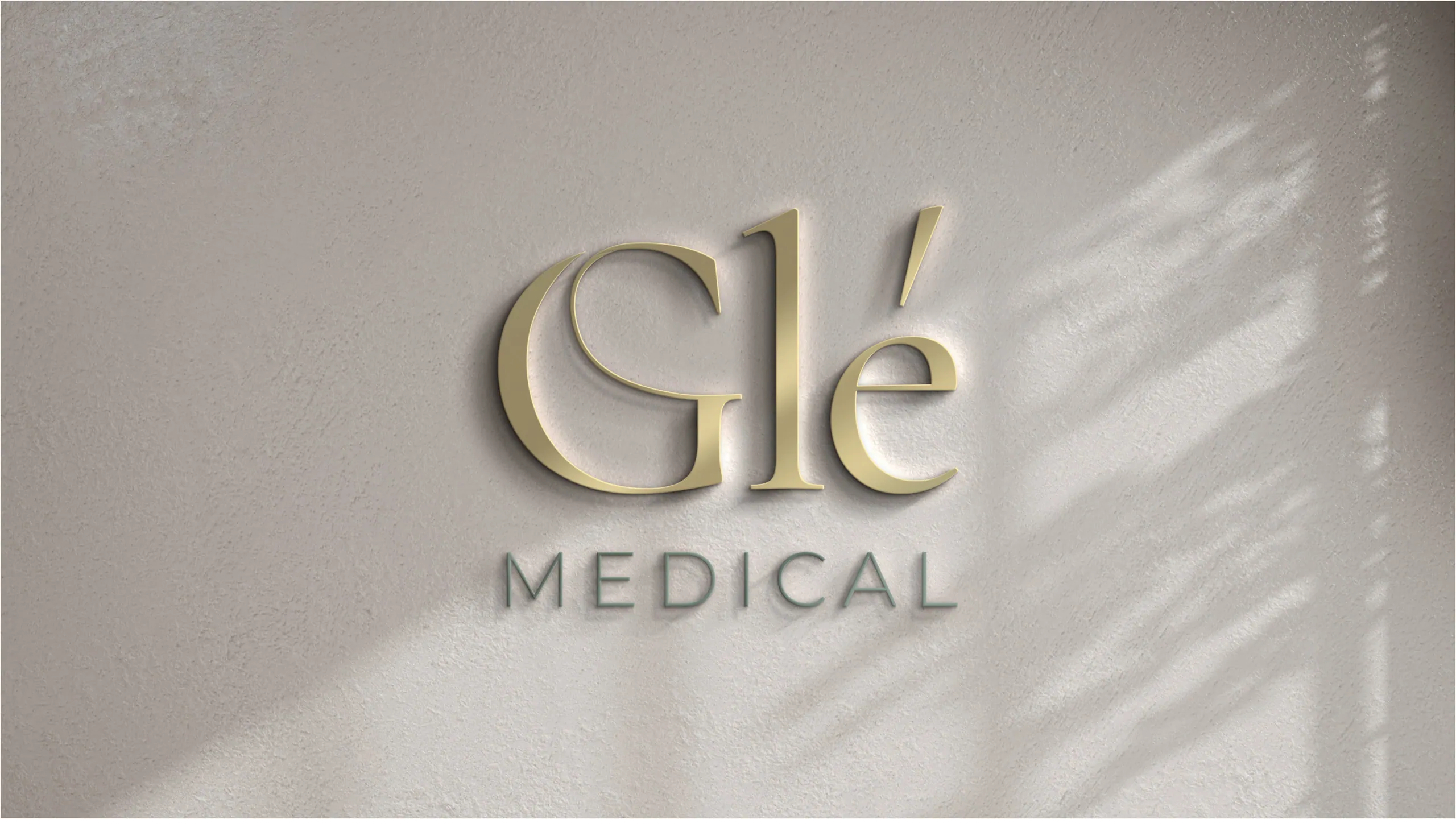 Glé Medical brand identity